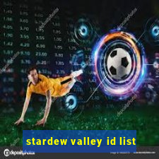 stardew valley id list